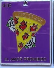 AMOR PROHIBIDO PIZZA SELENA INSPIRED -FIESTA Medal -RARE-HTF-2 Sided Medal picture