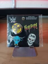 WWE Funko Enamel Pin Set of 4: The Rock Stone Cold Hot Rod Piper Foley Mankind picture