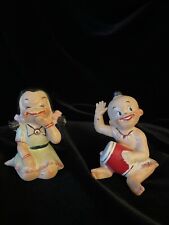 VTG 1949 Nikoniko/UCAGCO Pair American Indian Children Figurines picture