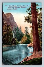 Kings River Canon CA-California, Grand Sentinel, Antique, Vintage Postcard picture