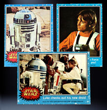 1977 TOPPS STAR WARS Trading Cards - BLUE Series 1 - U Pick Complete Your Set picture