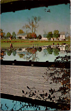 Vintage 1960s Zook's Mill Bridge, Amish Farm, Dutchland Pennsylvania PA Postcard picture