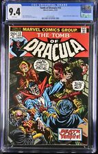 Tomb Of Dracula #13 CGC NM 9.4 White Pages Origin Blade 1st Deacon Frost picture