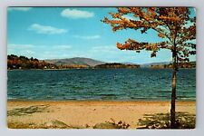 Bristol NH-New Hampshire, Newfound Lake, Princes Beach, Antique Vintage Postcard picture