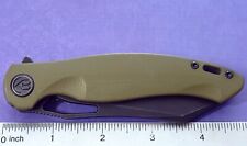 Kubey Knife Drake Tactical Flipper Liner Lock Green G10 Handles AUS-10 Steel NM picture