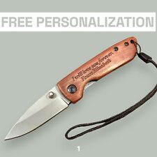 Personalized Small Pocket Knife With Belt's Clip 6