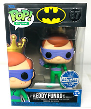 FUNKO POP DIGITAL #87 DC COMICS PHYSICAL POP FREDDY FUNKO AS THE RIDDLER P31 picture