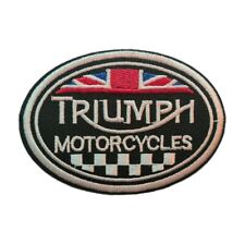 Triumph Motorcycles Embroidered Patch Iron On Sew On Transfer picture
