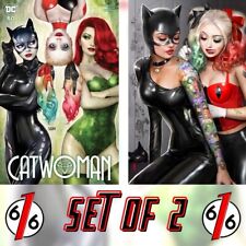 🚨🔥 CATWOMAN #50 SZERDY 616 Trade Dress & Tattoo Virgin Variant Set picture
