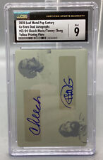 Cheech/Chong 2020 Leaf Metal Pop Century Co-Stars Dual Autos Ylw Printing Plate picture