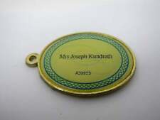 Vintage Virgin Mary Medal: Christian Jewelry Religious Theme Mrs. Joseph Kundrat picture