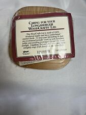 Longaberger 2002 Small Sweetest Gift Lid in Warm Brown New Sealed # 50218 picture