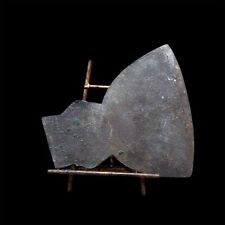 Vintage Hand Forged Broad Axe Head  - 5 Lbs - Rare Square Eye Axe picture