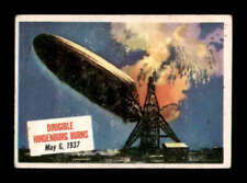1954 Topps Scoops #20 Dirigible Hindenburg Burns   VGEX X3103699 picture