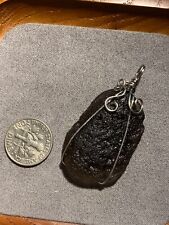 10.6g /Authentic Arizona Meteorite Tektit Necklace/ Huge Pendant around 10.6g picture