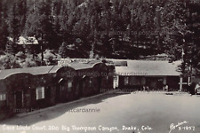 RPPC Drake Colorado Casa Linda Motel Big Thompson Canyon Photo Vtg Postcard U2 picture