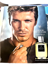 David Beckham Instinct Mens 2007 Fragrance Advertising Poster 28