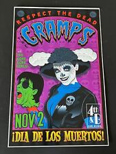 The Cramps Dia de Muertos 4th & B San Diego 2003 Original Concert Poster picture