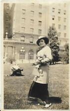 SHE WALKED THE EARTH Vintage FOUND PHOTOGRAPH bw WOMAN Original JD 110 15 YY picture