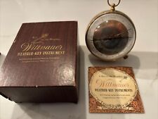 Vintage Wittnauer Barometer Table Stand Gold w. Original Box / Instructions picture