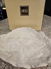 Mikasa Porcelain Santa Cookie Plate With Original Box. picture
