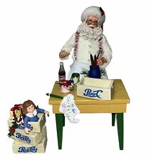 Hollydays Pepsi Santa in His Workshop #5704 Christmas Toys Painting Soda Pop picture