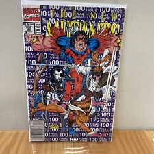 THE NEW MUTANTS #100 (1991) MARVEL COMICS ROB LIEFELD 1ST APPEARANCE X-FORCE picture