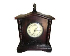 Wooden Mantel Clock with 3