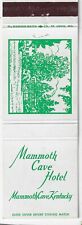 Mammoth Cave Hotel Mammoth Cave Kentucky FS Empty Matchbook Cover picture