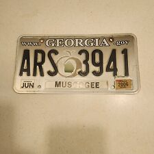 2012 Vintage  Muscogee County Georgia License Plate ARS 3941 picture