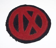 SCARCE ORIGINAL EMBROIDERED WOOL WW1 9th ARMY CORPS PATCH picture