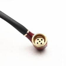 Small resin portable copper pipe Curved men smoke pot pipe picture