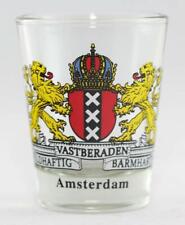 AMSTERDAM NETHERLANDS COAT OF ARMS SHOT GLASS SHOTGLASS picture