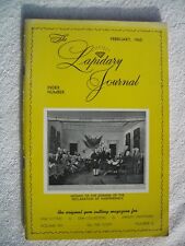 Vintage Collector Issue The Lapidary Journal Feb. 1960 Vol. 13, # 6 - 111 Pages picture