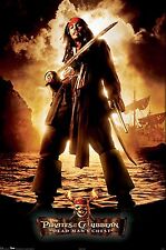Disney's Pirates of the Caribbean JACK SPARROW (Johnny Depp) Movie Poster 24x36 picture