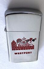 Vintage Polished Chrome Zippo Lighter 1975 Westport Country Playhouse picture