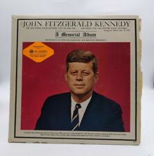 1963 Speeches John Fitzgerald Kennedy JFK A Memorial Tribute 33 RPM Record Album picture