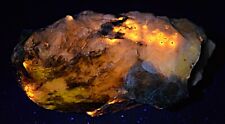 Huge1500 Carat Fluorescent Phosphorescent Hackmanite Crystal W/Winchite & Pyrite picture