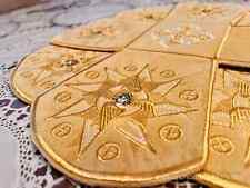 Chalice covers set, Gold KELT, FULLY embroidered, velvet cotton picture