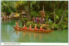 Postcard - The Pageant Of The Long Canoes, Polynesian Cultural Center - Laie, HI picture