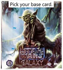 2011 Topps Star Wars Galaxy 6 Pick your base card complete your set. picture