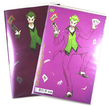 JOKER: THE MAN WHO STOPPED LAUGHING #1 (DAVID NAKAYAMA COVER C & FOIL D SET) picture