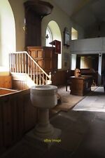 Photo 6x4 Font and Pulpit in East Church Cromarty Inside this ancient chu c2021 picture