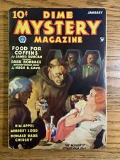 DIME MYSTERY MAGAZINE January 1935 Classic Cover Vintage Pulp FINE picture