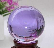40-100mm Natural Purple Obsidian Sphere Large Crystal Ball Healing Stone picture