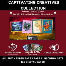 Topps Disney Collect CAPTIVATING CREATIVES Collection ALL Super Rare R UC Sets picture