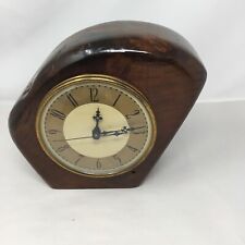 Vintage Whitehall Hammond Synchronous Hand Carved Wood Desk Mantle Clock Works picture