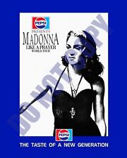 2012 Pepsi Present Madonna - Like A Prayer World Tour Magazine Ad 8x10 Photo picture