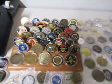 CHALLENGE COIN LOT SET OF 10 DIFFERENT MILITARY, POLICE, FIRE, NAVY, AND OTHER picture