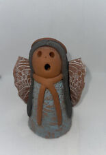 Vintage Mexico Debra Smith Wills Native American Clay Angel Hand Made Signed picture